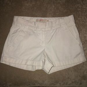 J Crew White Chino Shorts